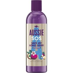 Aussie Vegan Shampoo SOS Save My Long Hair Nourishes Moisturizes Shine Macadamia Nut Oils 290ml