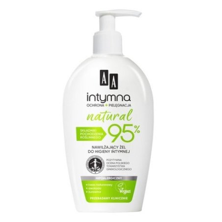 Aa Intimate Protection Care Natural 95% Moisturizing Hygiene Gel