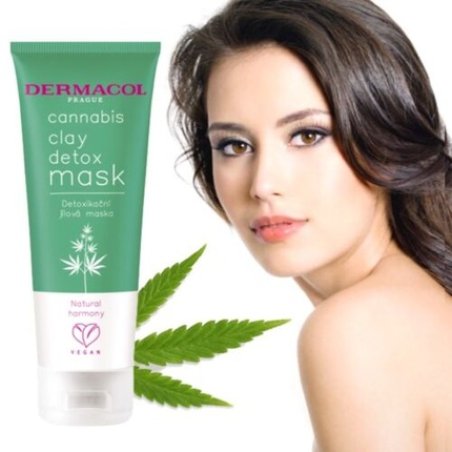 Dermacol Detoxifying Hemp & Green Clay Facial Mask - Cleansing Anti-Acne