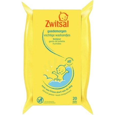 Zwitsal Good Morning Moist Washcloths
