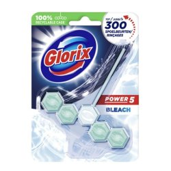 Glorix Toilet Block Power Bleach - Effective Toilet Cleaner