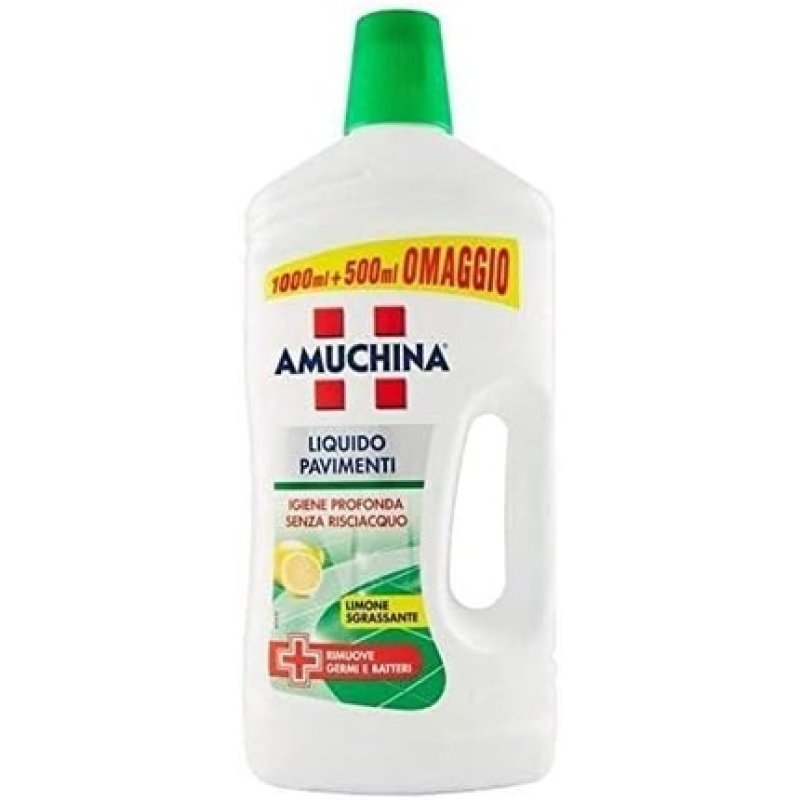 Amuchina Pavimenti Floor Cleaner Liquid Detergent Lemon 1.5L