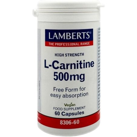 Lamberts L-Carnitine 500mg 60 Capsules