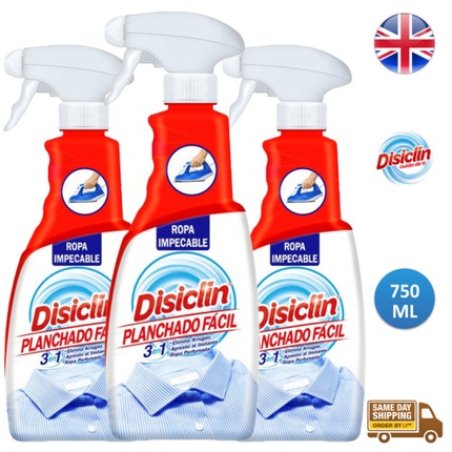 Disiclin 3 In 1 Easy Iron Spray For Clothes Fabric 750ml