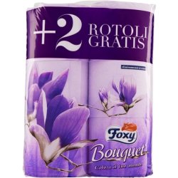 Foxy Bouquet Toilet Paper 6 Rolls Assorted Colors - Pack of 6