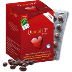 Quinol10 Co-Enzyme Q10 Ubiquinol 90 Beads 100mg