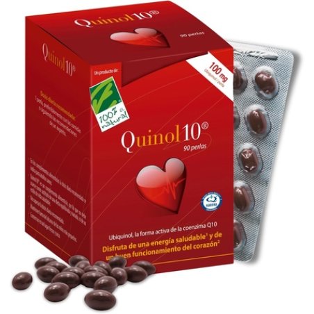 Quinol10 Co-Enzyme Q10 Ubiquinol 90 Beads 100mg