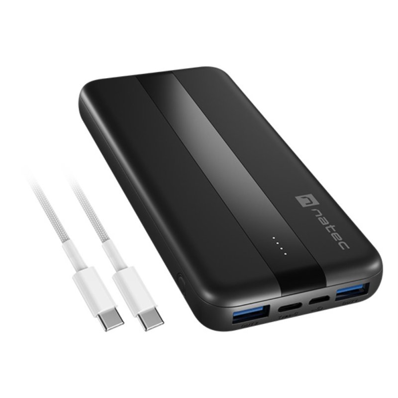 NATEC POWERBANK TREVI SLIM Q V2 10000MAH 2X USB-A
