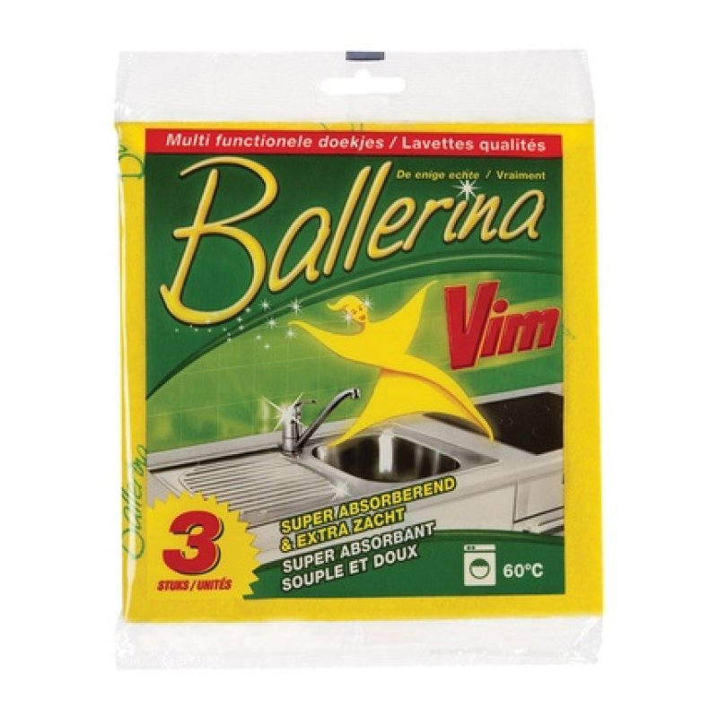 Vim Ballerina Yellow Cleaning Wipes