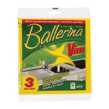 Vim Ballerina Yellow Cleaning Wipes