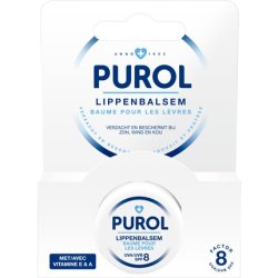 Purol Lip Balm Jar On Card - Moisturizing Lip Care