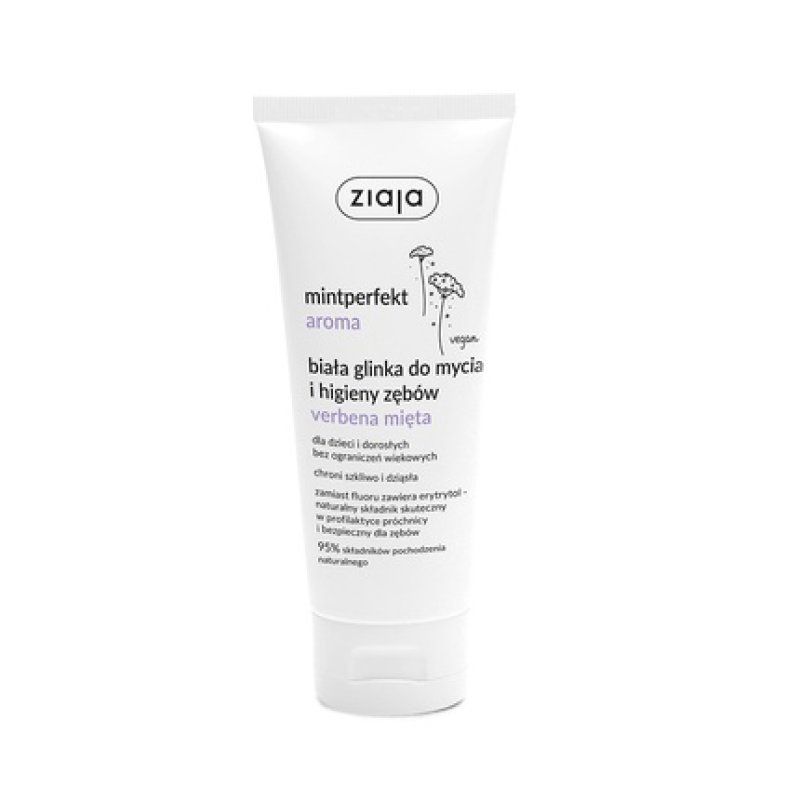 Ziaja Mintperfekt Aroma White Clay For Cleaning And Oral Hygiene With Verbena-Mint 100ml