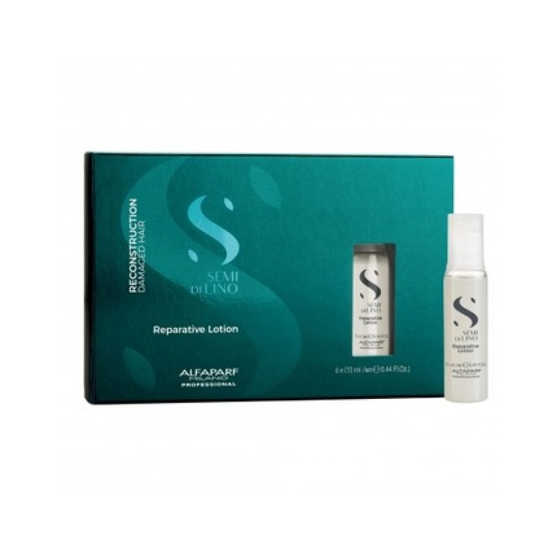 Alfaparf Milano Semi Di Lino Reconstruction Reparative Sos Emergency Lotion - 6x13ml