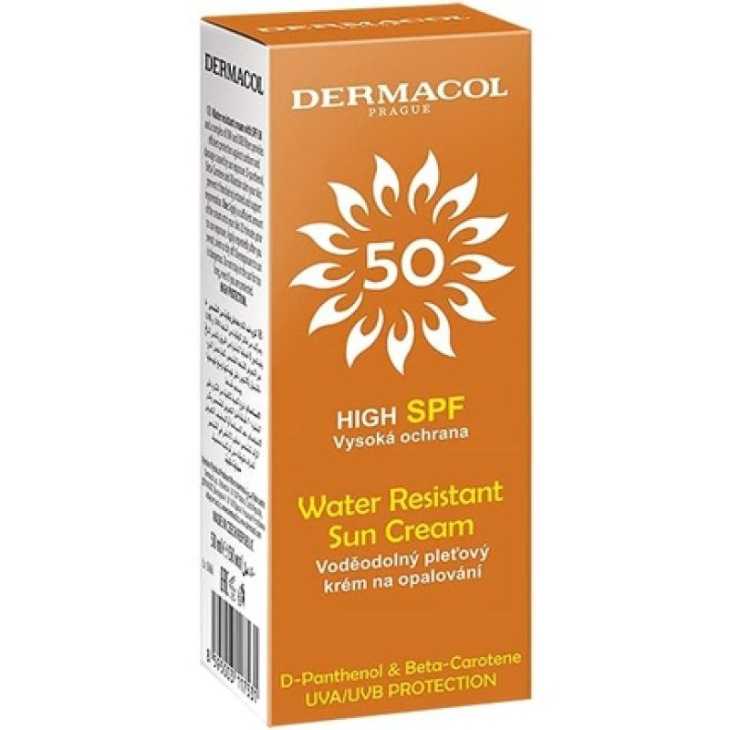 Sun SPF 50 Water Resistant Sunscreen Cream 50ml