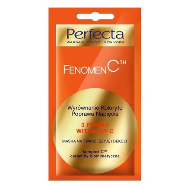 Perfecta Fenomen C Face, Neck And Decollete Mask For Even Skin Tone & Firmness 8ml