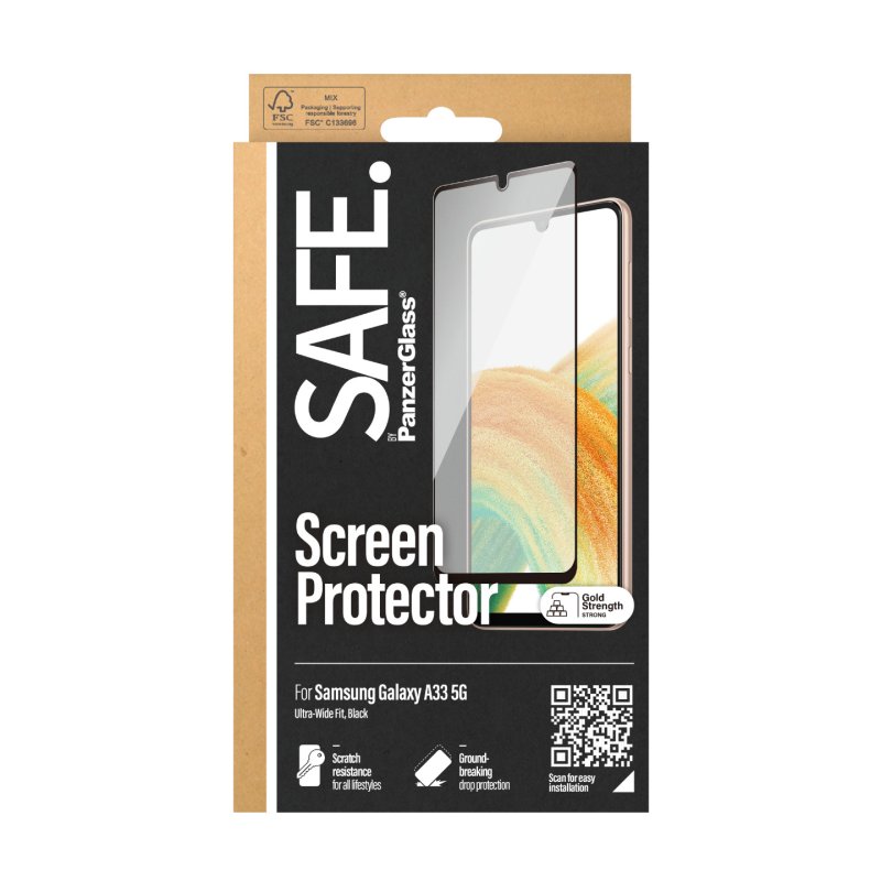 SAFE. by PanzerGlass Screen Protector Samsung Galaxy A33 5G