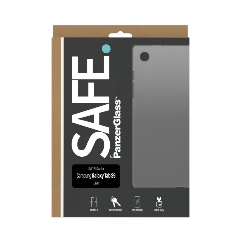 SAFE. by PanzerGlass. Case for Samsung Galaxy Tab S9