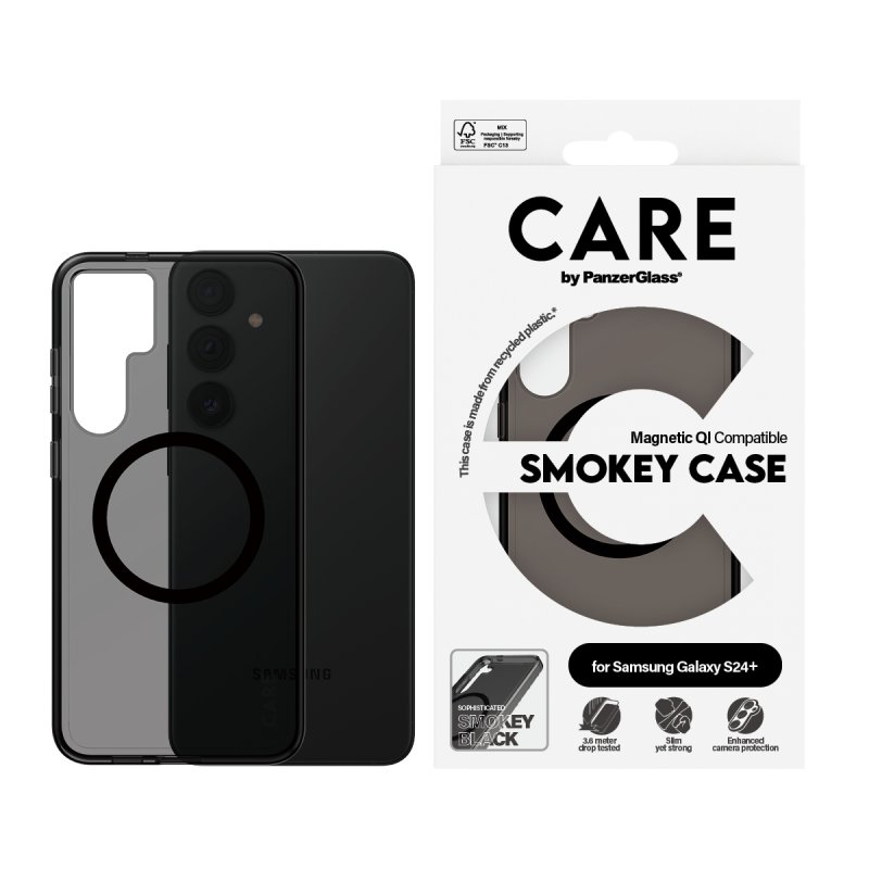CARE Case Smokey/Black MagSafe Samsung S24 