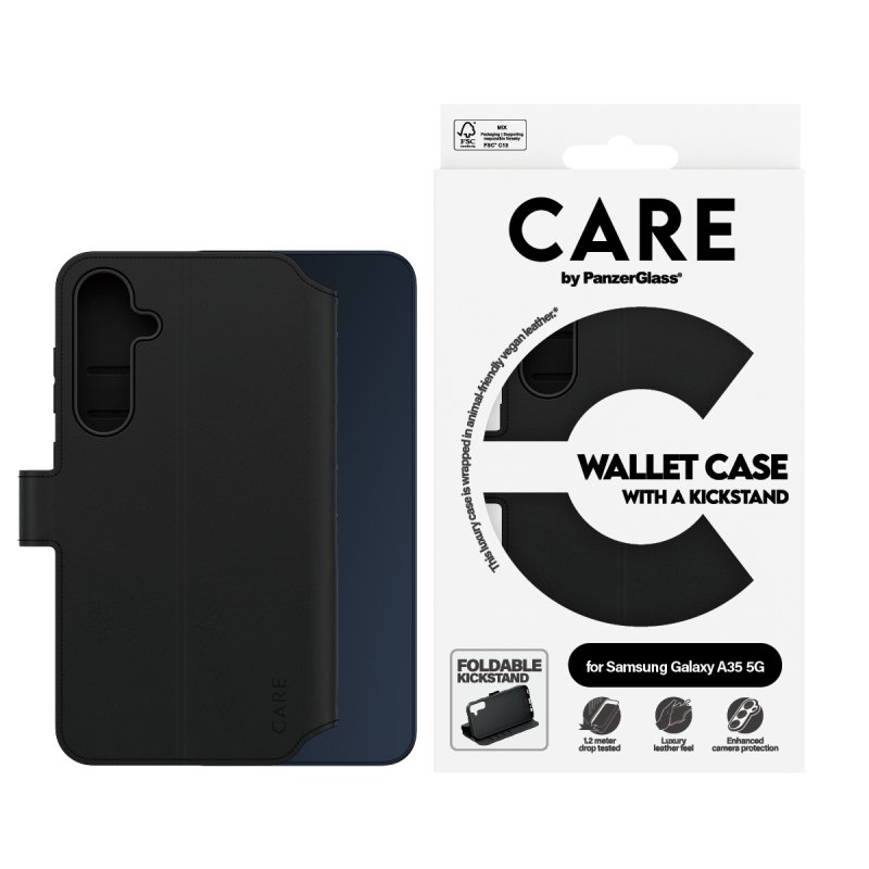 CARE Feature Wallet Case Kickstand Samsung A35 5G