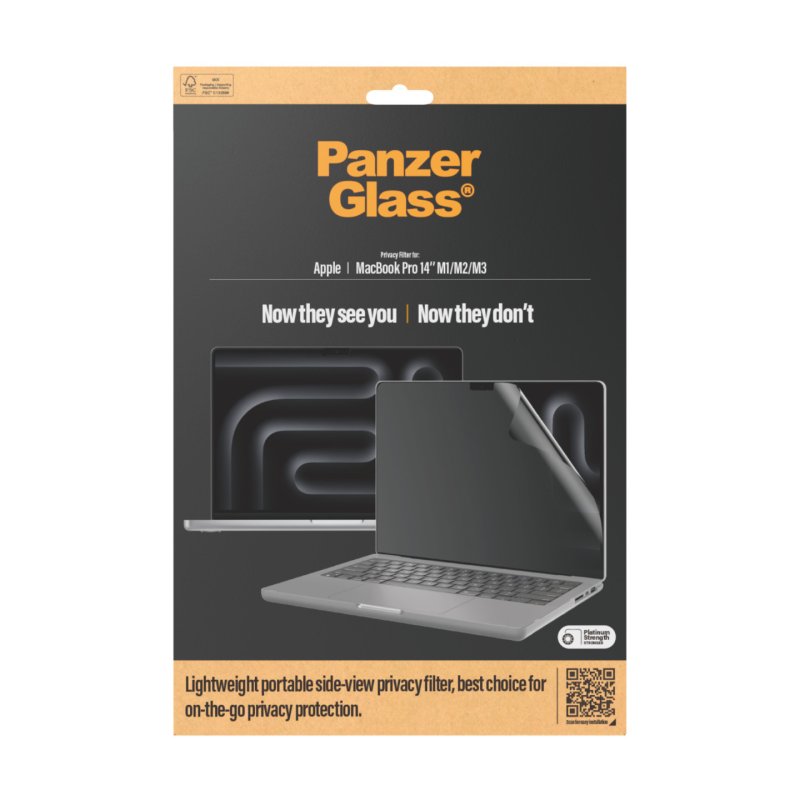 PanzerGlass Privacy Filter MacBook Pro 14" | M1 | M2 | M3 | M4