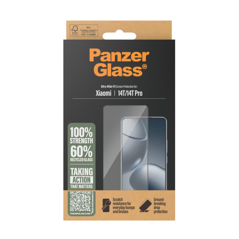 PanzerGlass Screen Protector Xiaomi 14T / 14T Pro - UWF