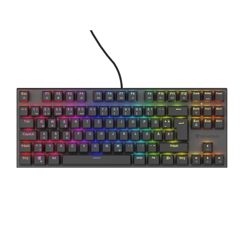 GENESIS NKG-1886 keyboard Gaming USB QWERTZ German Black