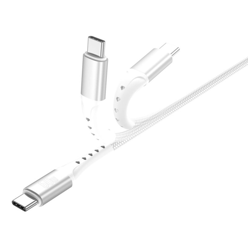 4smarts USB-C Kabel PrimeCord 60W 1.5m. wei