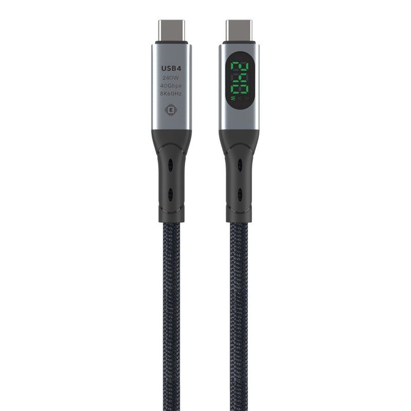 4smarts USB4 Kabel DigitCord Enterprise 240W 1.5m. schwarz