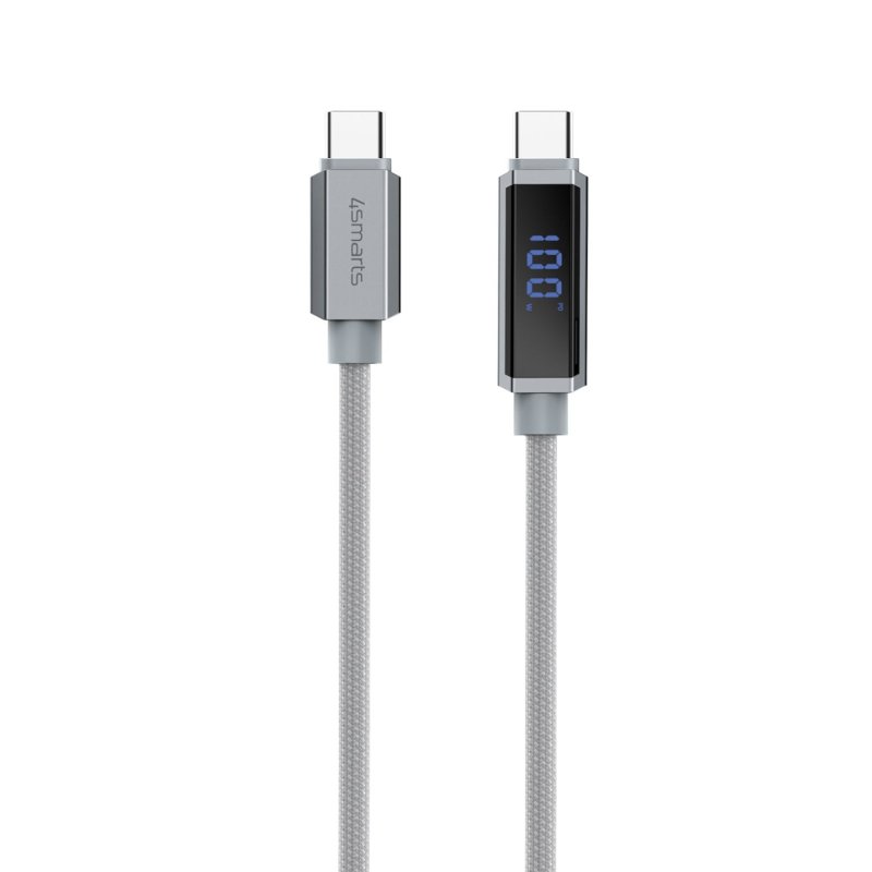 4smarts 541439 câble USB 1,5 m USB C Gris