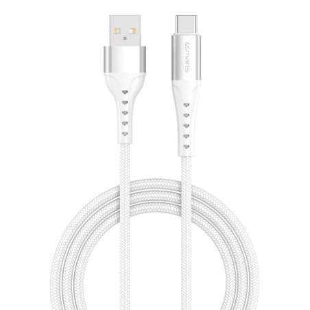 4smarts 541455 câble USB 1,5 m USB A USB C Blanc