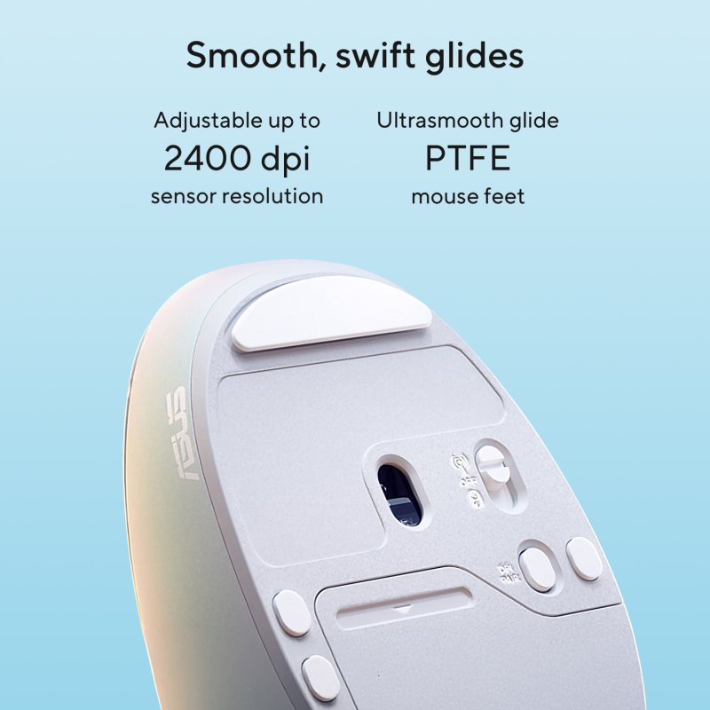 ASUS Fragrance Mouse MD101 souris Maison Ambidextre RF sans fil Bluetooth Optique 2400 DPI