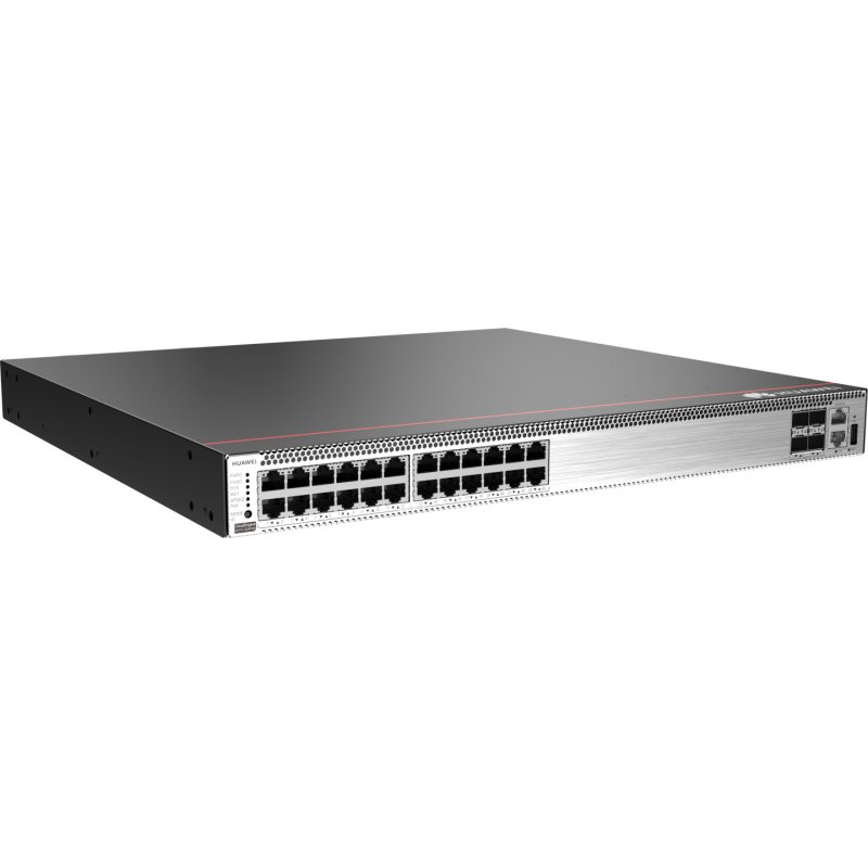 Huawei S5731-S24P4X Managed L3 Gigabit Ethernet (10/100/1000) Power over Ethernet (PoE) 1U Black, Silver