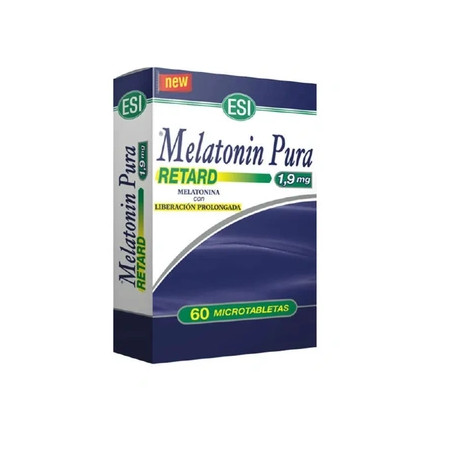 Esi Melatonin Retard Pura 1.9 Mg 60 Tablets - Sleep Aid Supplement