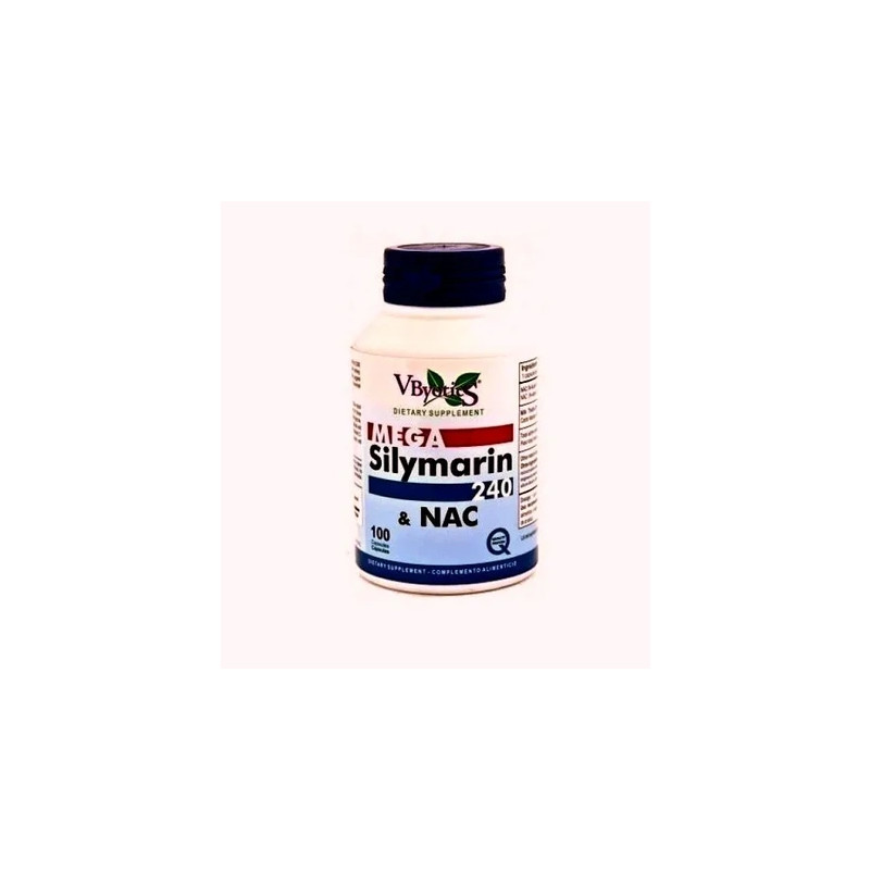 V.Byotic Mega Silymarin 240 And Glutathione Radish Ne 100 Capsules
