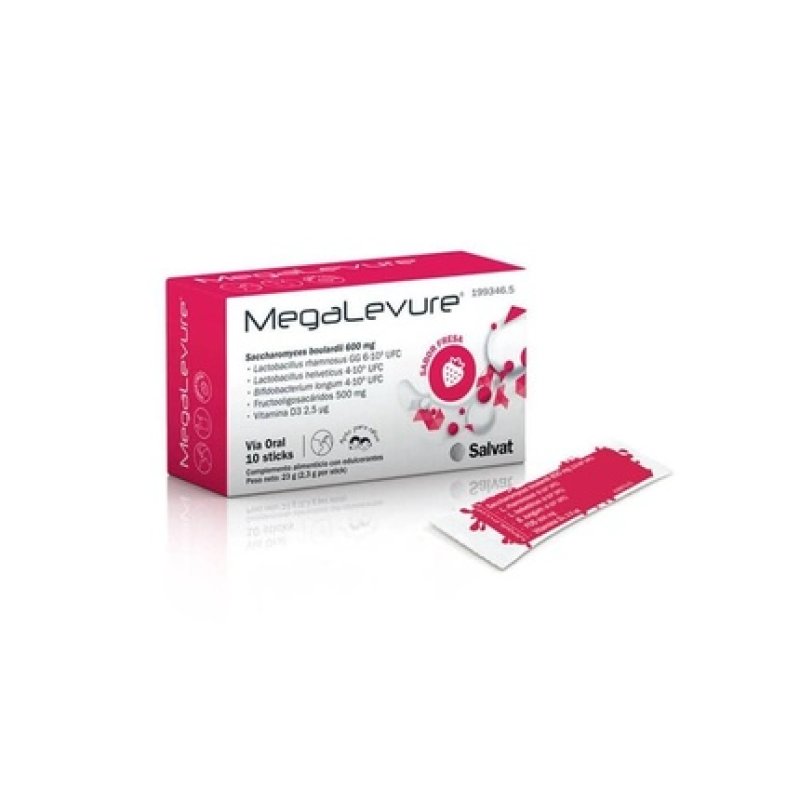 Megalevure Strawberry Flavor 10 Sticks
