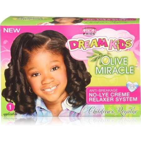 African Pride Dream Kids Olive Miracle No-Lye Relaxer Regular