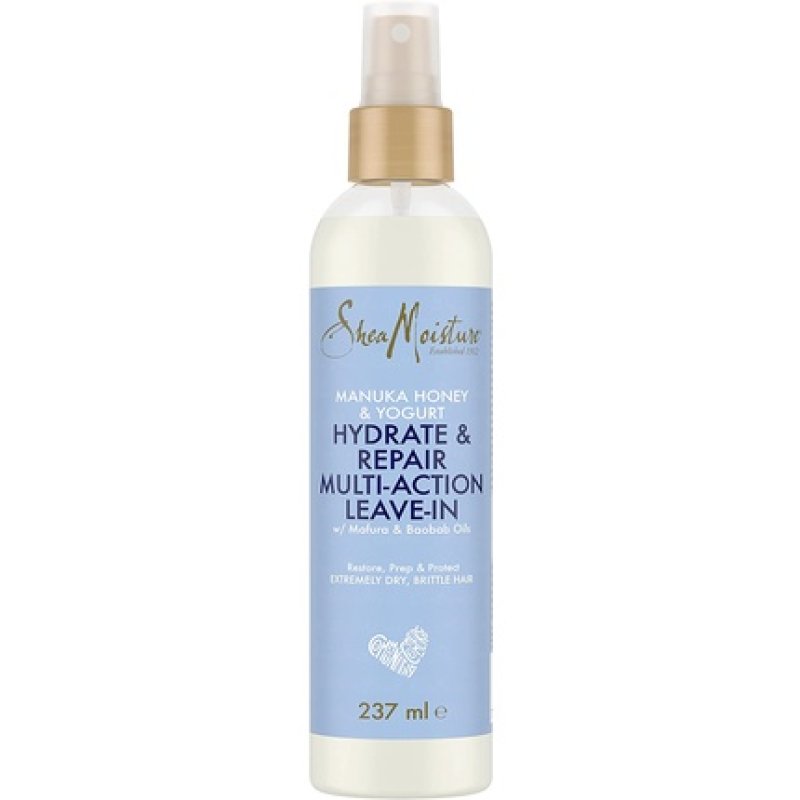 SheaMoisture Manuka Honey & Yoghurt Hydrate & Repair Leave-In Conditioner for Extremely Dry, Brittle Curly Hair 237ml