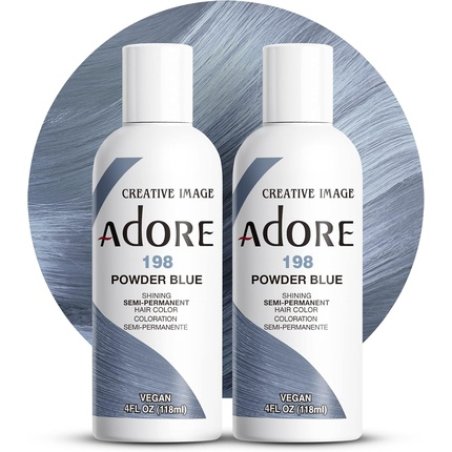 Adore Shining Semi-Permanent Hair Color Powder Blue 198 118ml