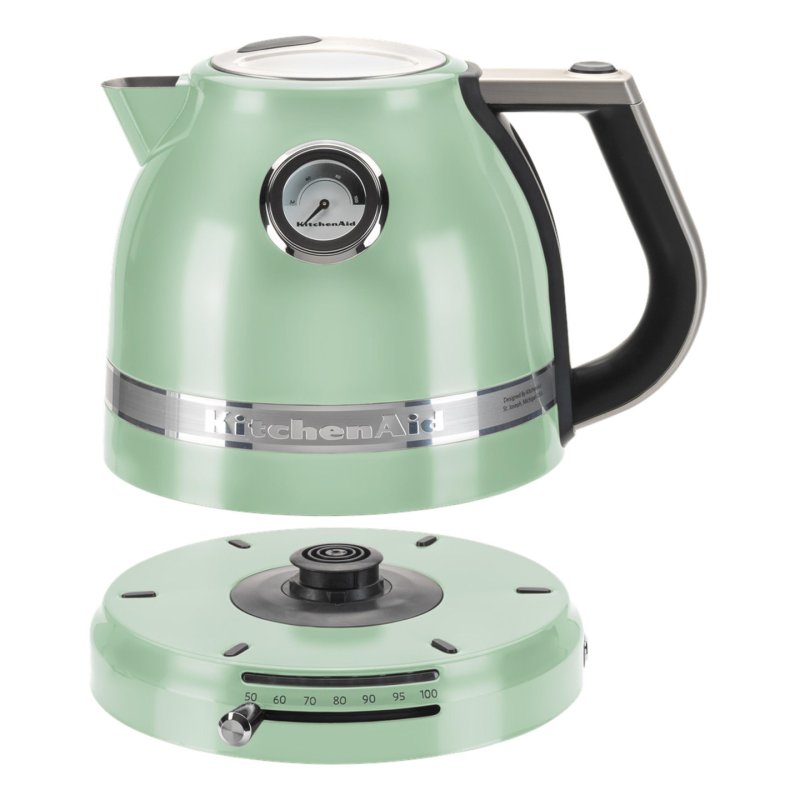 KitchenAid 5KEK1522EPT electric kettle 1.5 L 2400 W Black, Green, Stainless steel