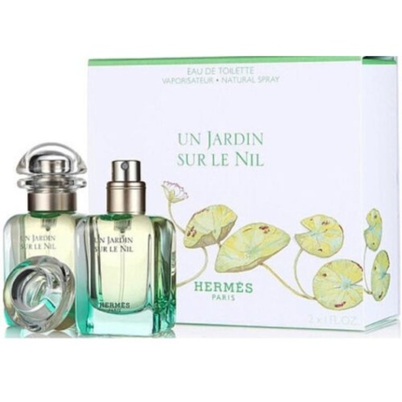 Hermes Paris Un Jardin Sur Le Nil Eau de Toilette Spray 1 Fl Oz - Pack of 2 NEW & SEALED