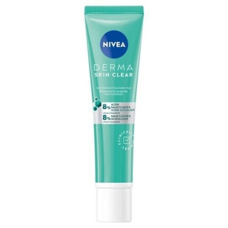 NIVEA Face Care Exfoliant Daily Night Derma Skin Clear 40ml