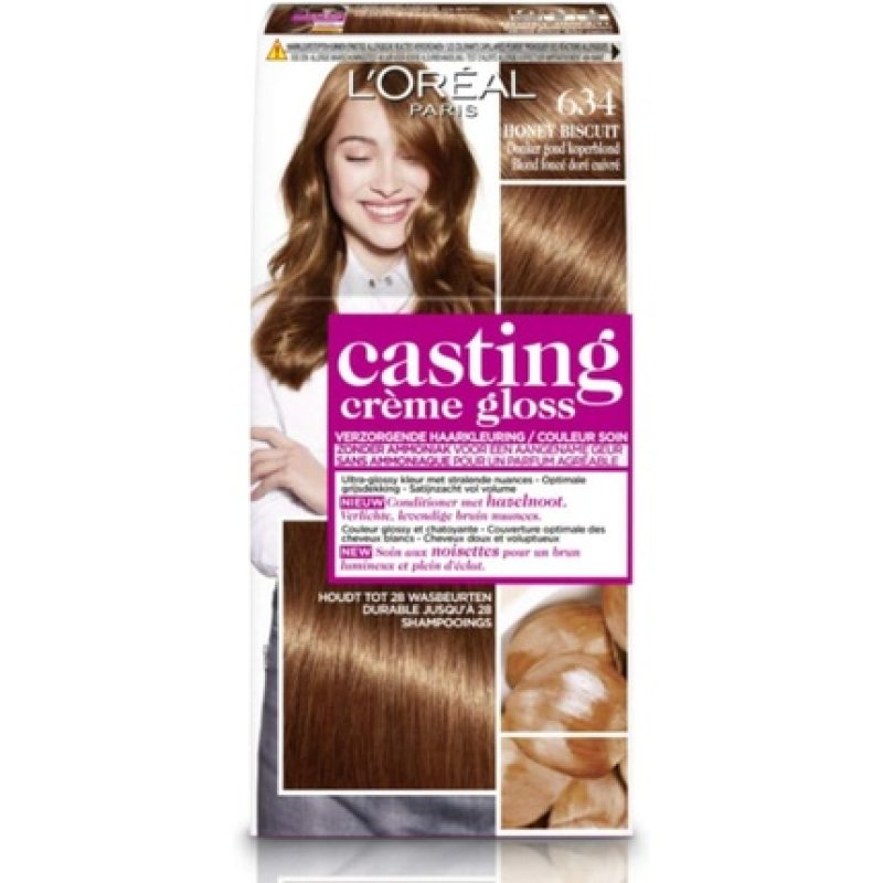 L'Oreal Paris Casting Crème Gloss 734 - Golden Copper Blonde Hair Dye