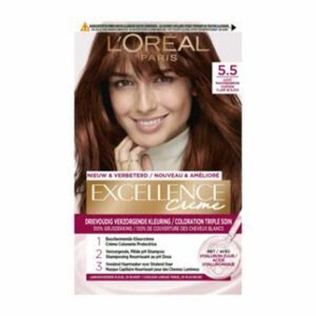 L'Oreal Paris Excellence Creme 5.5 Light Mahogany Brown Hair Color
