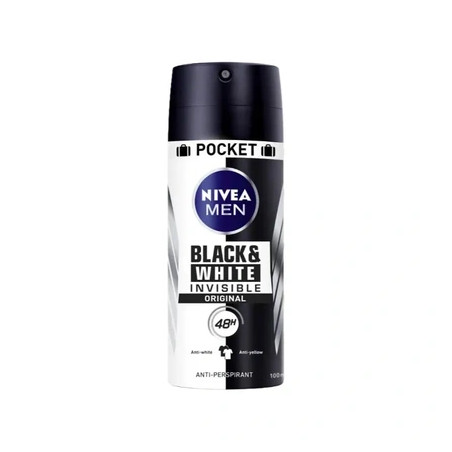 Nivea Men Black & White Invisible Original Deodorant Spray 100ml