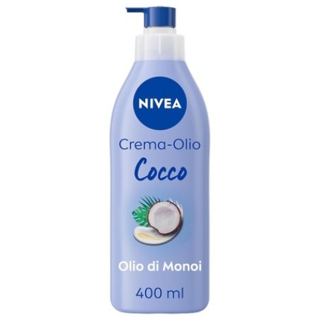 Nivea Coconut Oil Cream & Monoi Oil Moisturizer 400ml 48h Perfumed