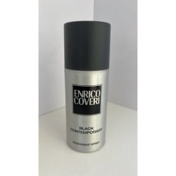 Enrico Coveri Black Contemporary Deodorant 150 Milliliters Spray