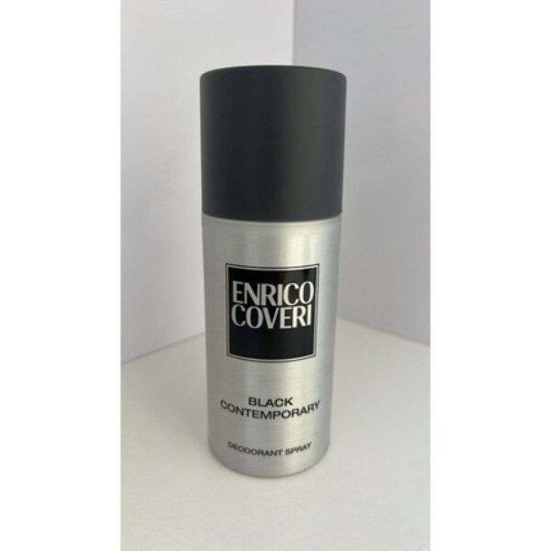 Enrico Coveri Black Contemporary Deodorant 150 Milliliters Spray