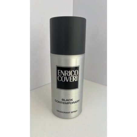 Enrico Coveri Black Contemporary Deodorant 150 Milliliters Spray