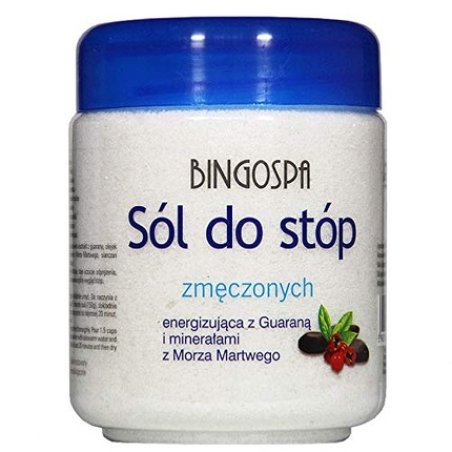 BINGOSPA Foot Salt with Guarana and Dead Sea Minerals 550g