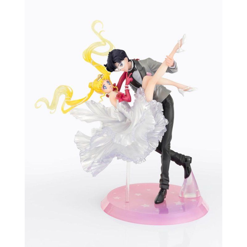 Sailor Moon statuette PVC FiguartsZERO Chouette Usagi & Tuxedo Mask Moonlight Glow Edition 24 cm